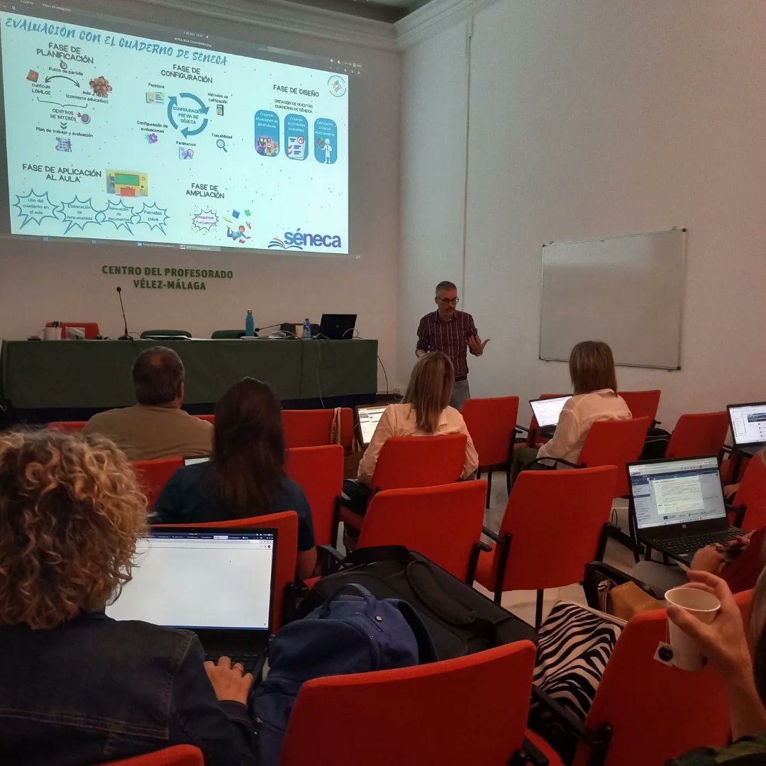 Ponencia en CEP Vélez-Málaga sobre cuaderno Séneca